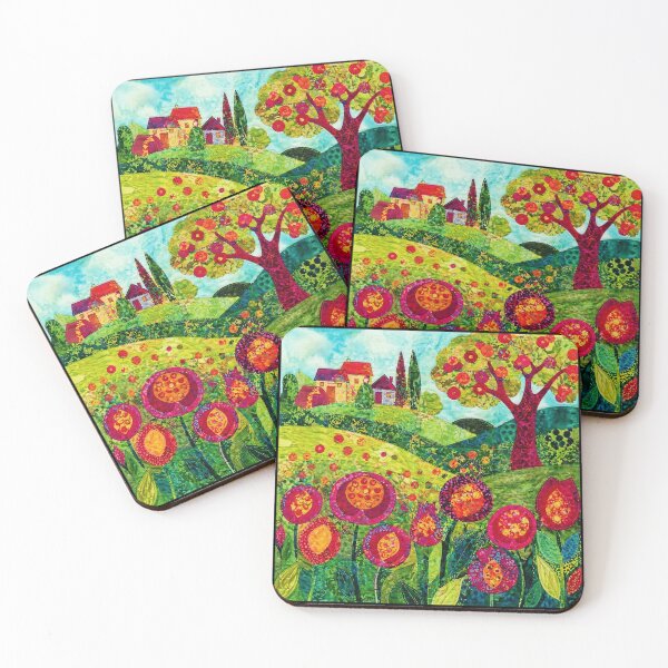 Item preview, Colorful Quilted Garden Landscape  designed and sold by Modaozushi216.