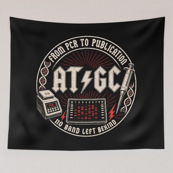 Item preview, AT GC Vintage AC/DC Molecular genetic code designed and sold by labstud.