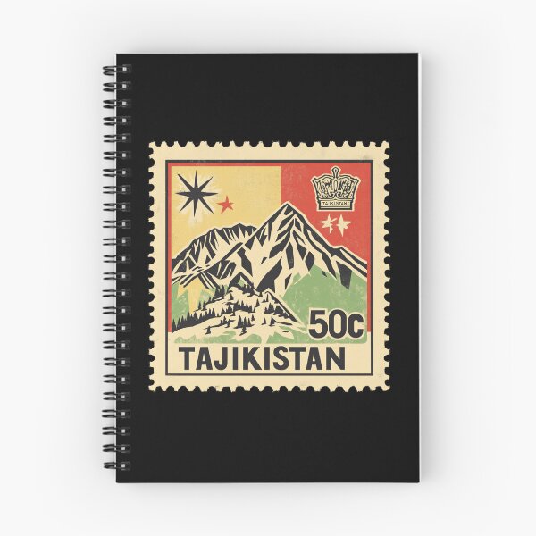 Item preview, Tajikistan Vintage Postage Stamp - Pamir Mountains designed and sold by tiigerdad.