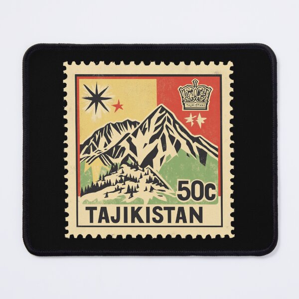 Item preview, Tajikistan Vintage Postage Stamp - Pamir Mountains designed and sold by tiigerdad.