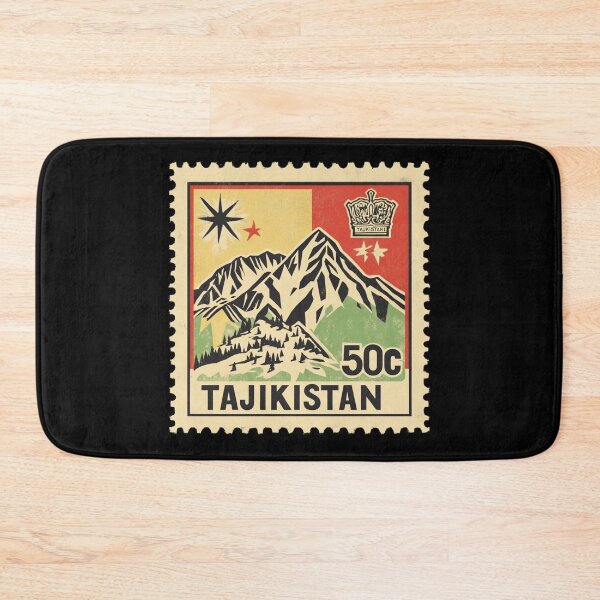 Item preview, Tajikistan Vintage Postage Stamp - Pamir Mountains designed and sold by tiigerdad.