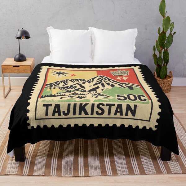 Item preview, Tajikistan Vintage Postage Stamp - Pamir Mountains designed and sold by tiigerdad.