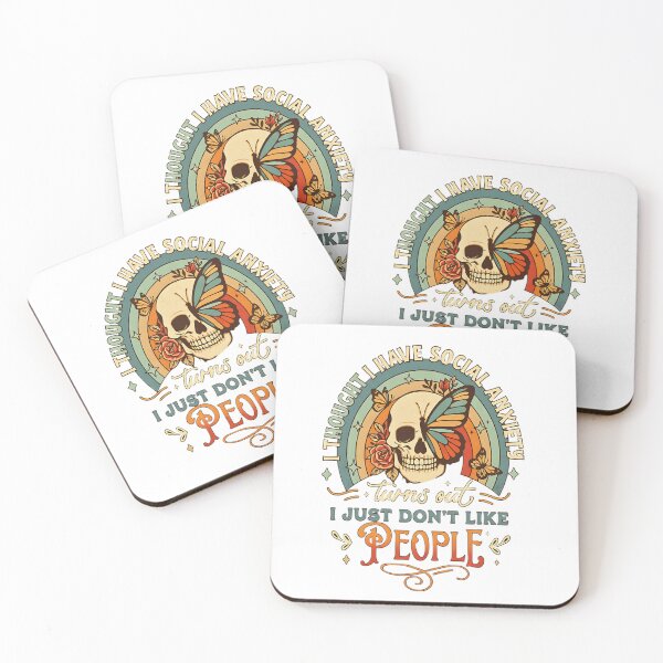 Item preview, Funny Introvert Skull  designed and sold by LunaPixelStudio.