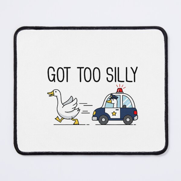 Item preview, Got Too Silly Funny Goose Police Car Meme Pun T-Shirt_4500x5400 designed and sold by CriseldaBruning.