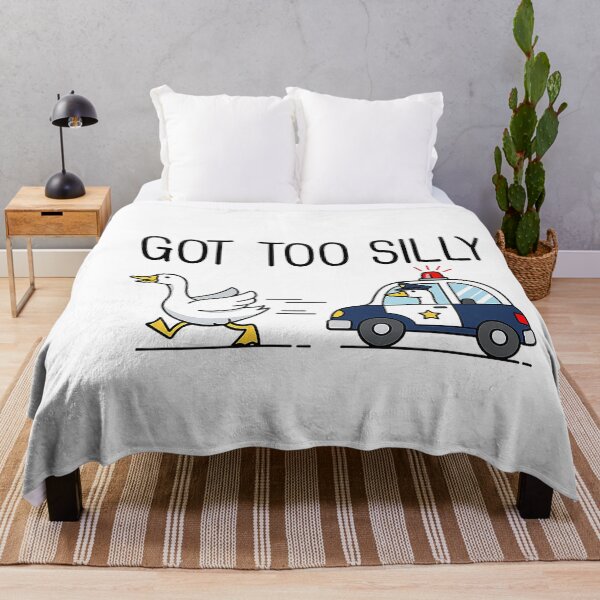 Item preview, Got Too Silly Funny Goose Police Car Meme Pun T-Shirt_4500x5400 designed and sold by CriseldaBruning.