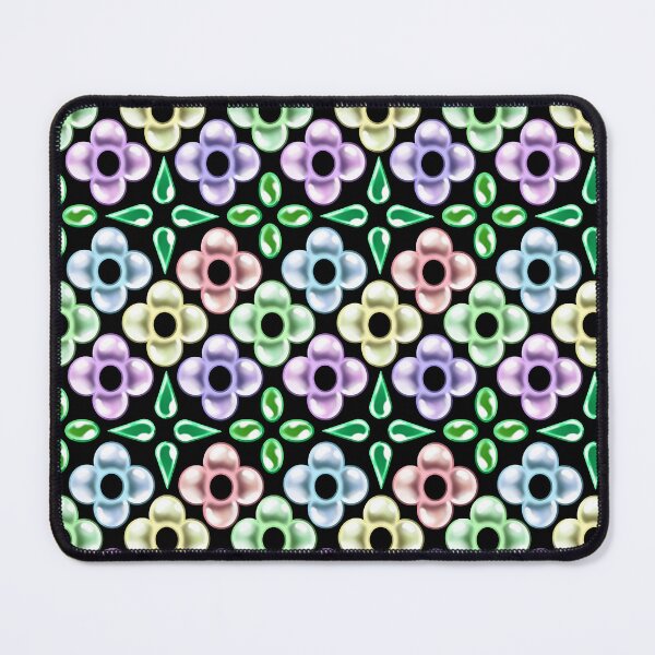 Item preview, Glass Beads Seamless Pattern - Vintage Aesthetic Jewelry Nature Art designed and sold by Niji Hibana.