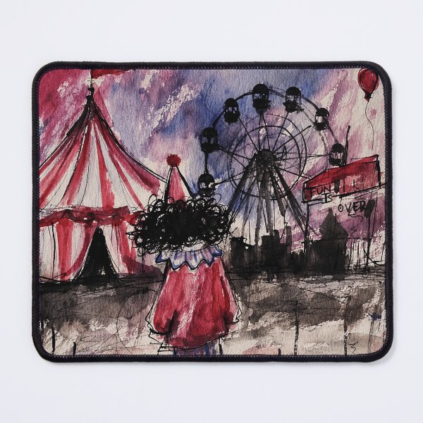 Item preview, Sad Clown Carnival Watercolor designed and sold by eliramaison.
