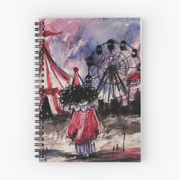 Item preview, Sad Clown Carnival Watercolor  designed and sold by eliramaison.