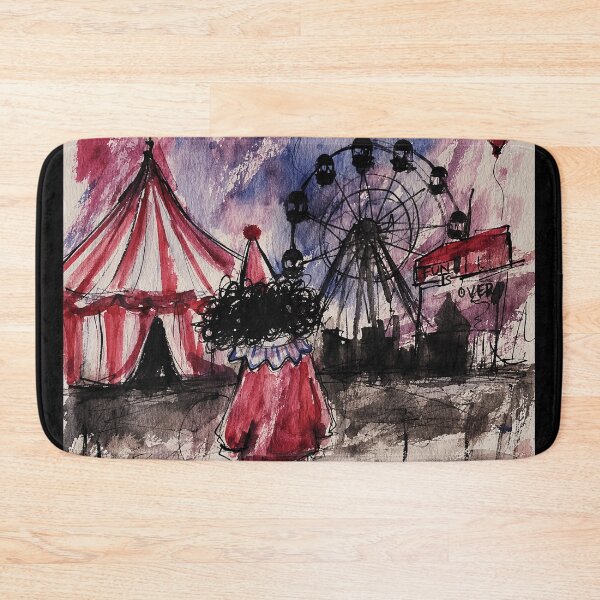Item preview, Sad Clown Carnival Watercolor  designed and sold by eliramaison.