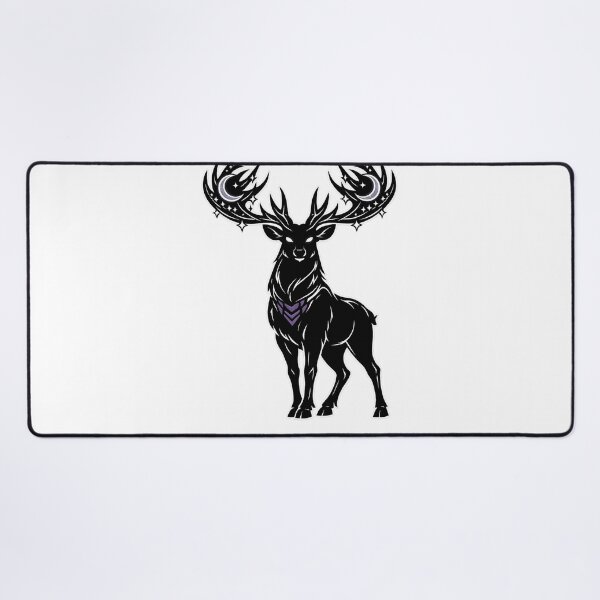 Item preview, Der Mondhirsch Mythical Moon Stag Celestial Spirit designed and sold by tineldesign.