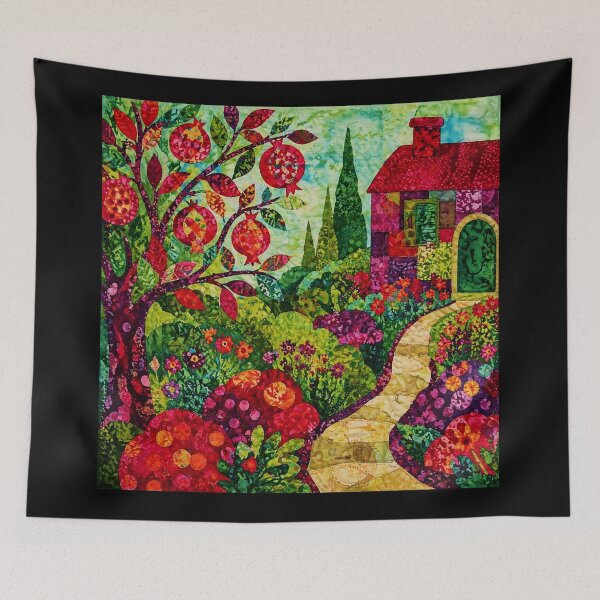 Item preview, Pomegranate Garden Cottage Patchwork  designed and sold by Modaozushi216.