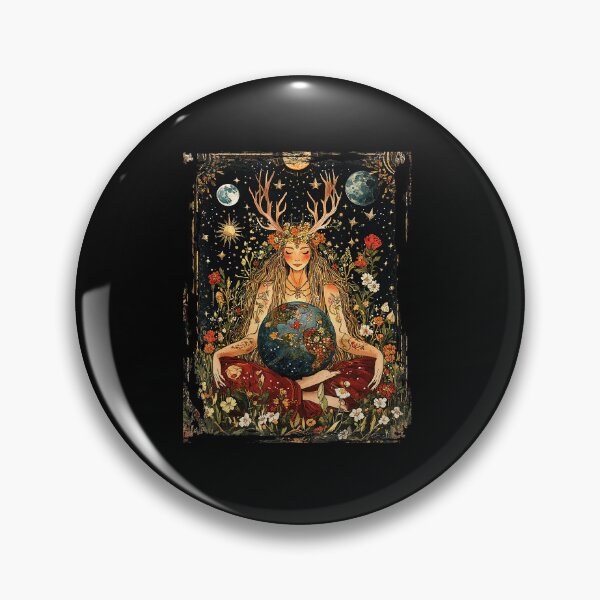 Item preview, Gaia Mother Earth Pagan Goddess  designed and sold by zamiokaline.