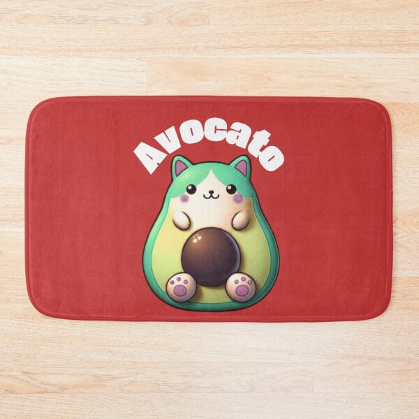 Item preview, Avocato Cute Kawaii Cat Avocado Pun Cartoon designed and sold by HopeAndHustle.