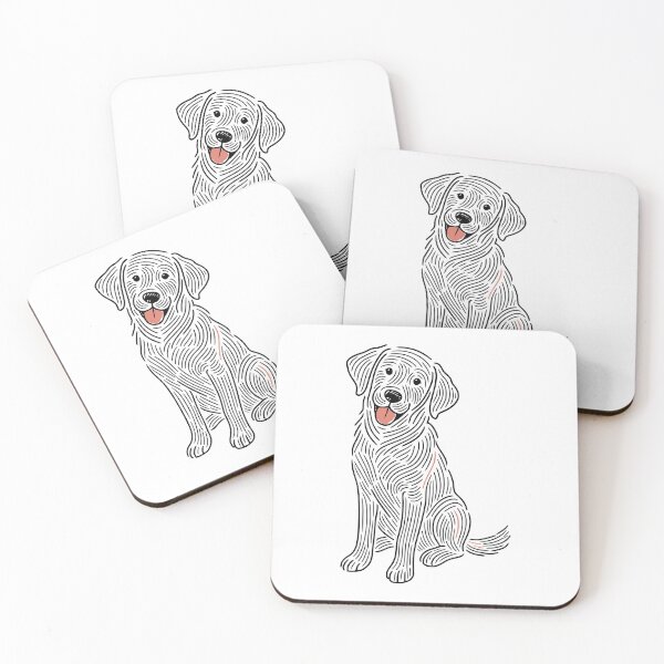 Item preview, Line Art Labrador Dog designed and sold by rolfzogg.
