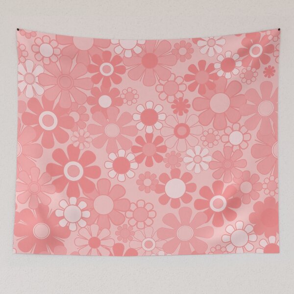 Item preview, 70s Floral Blush Pink Pattern designed and sold by kierkegaard.