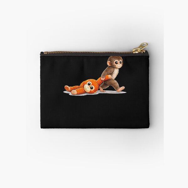 Item preview, Retro Cute Monkey Punch Ultimately I Have To Be Brave Viral designed and sold by raso1989.