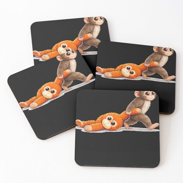 Item preview, Retro Cute Monkey Punch Ultimately I Have To Be Brave Viral designed and sold by raso1989.