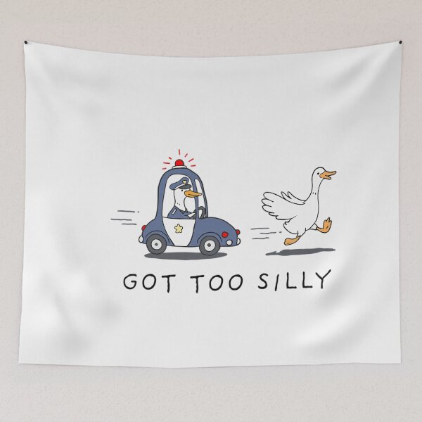 Item preview, Got Too Silly Goose Pullover Hoodie_4500x5400 designed and sold by CriseldaBruning.