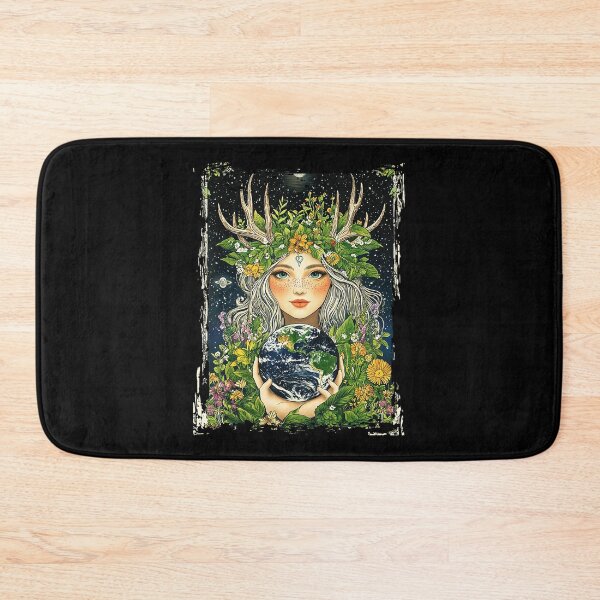 Item preview, Gaia Nature Goddess Earth Keeper  designed and sold by zamiokaline.