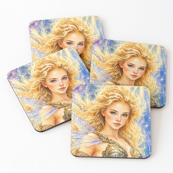 Item preview, Tidal Guardian Warrior Mermaid Watercolor designed and sold by Bara Lune Design .