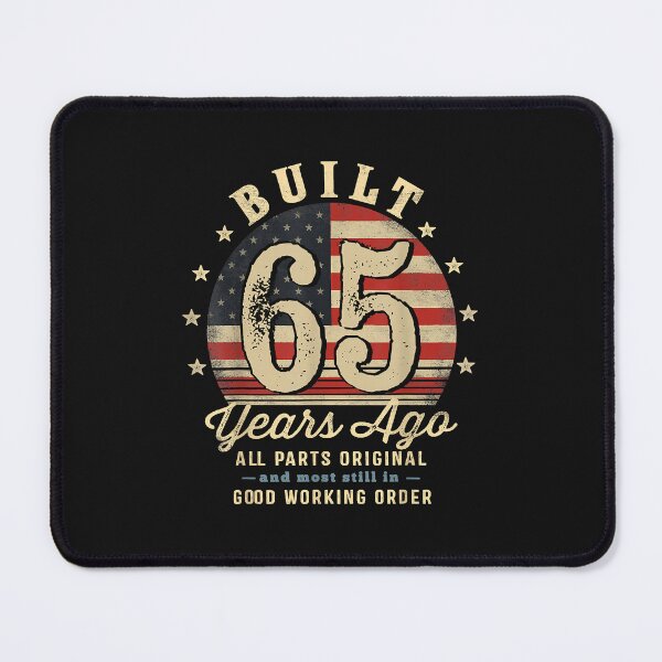 Item preview, Built 65 Years Ago Funny 65Th Birthday Usa Flag T Shirt designed and sold by raso1989.