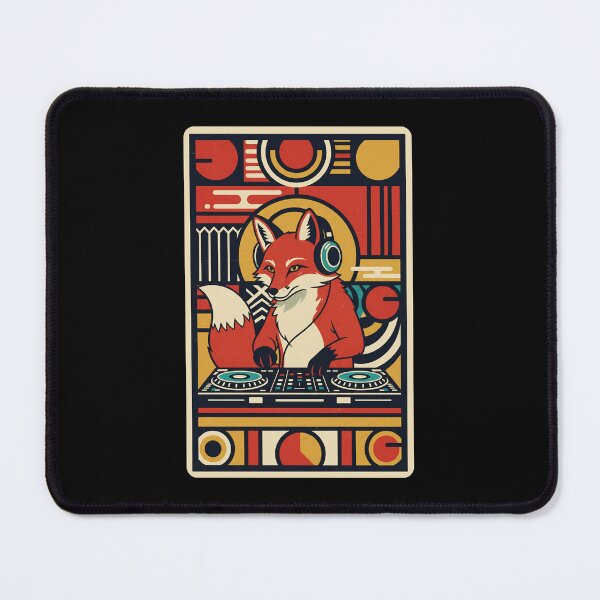 Item preview, DJ Fox Retro Geometric Music designed and sold by JordynLadukeg65.