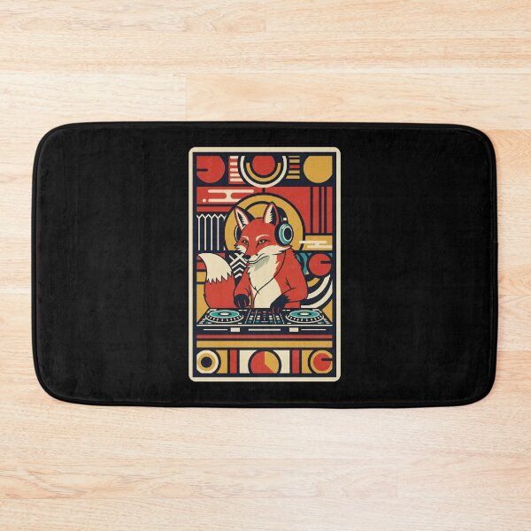 Item preview, DJ Fox Retro Geometric Music  designed and sold by JordynLadukeg65.