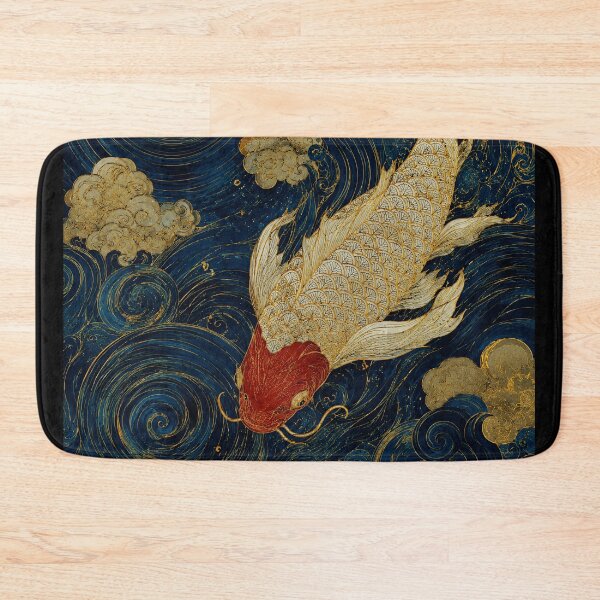 Item preview, Golden Moon Koi Art  designed and sold by eliramaison.