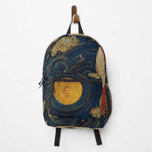 Item preview, Golden Moon Koi Art designed and sold by eliramaison.