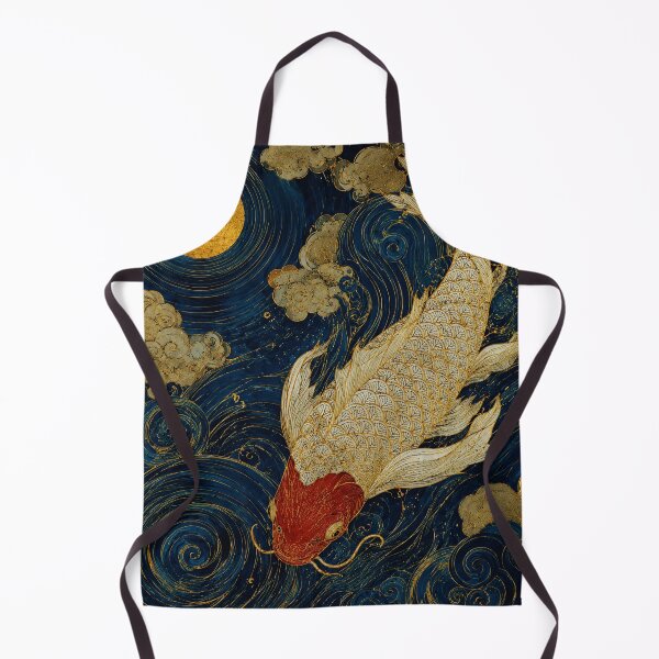 Item preview, Golden Moon Koi Art designed and sold by eliramaison.