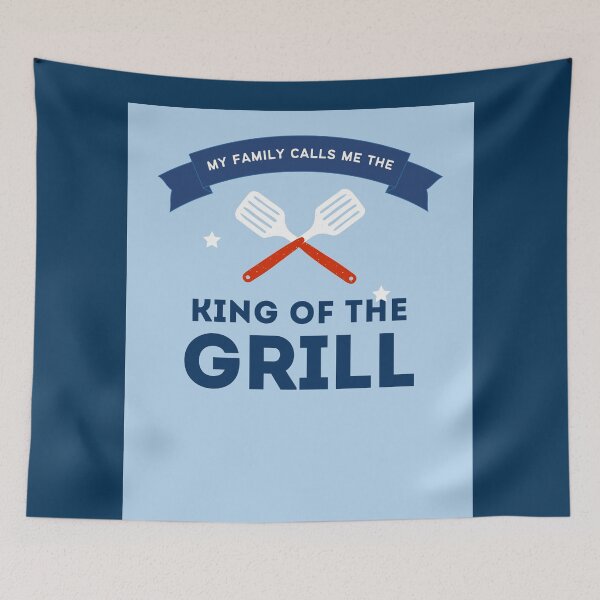 Item preview, Happy Father's Day - The King of the Grill: Celebrate Dad's BBQ Mastery! designed and sold by TheKangiri.