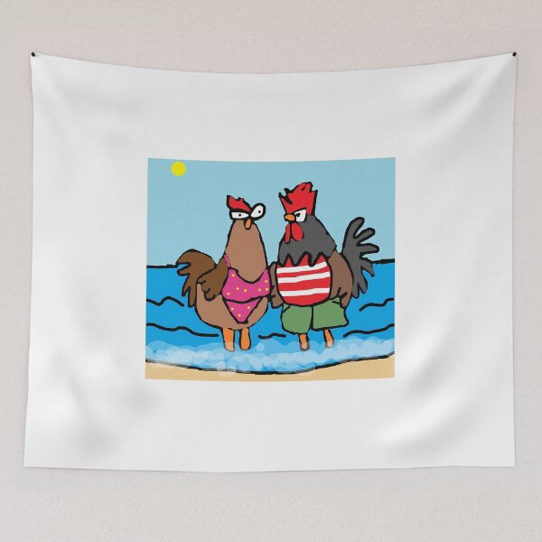 Item preview, Cluckin’ Beach Day designed and sold by J-Mindful.