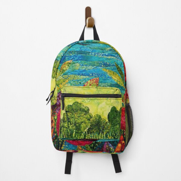Item preview, Whimsical Floral River Landscape Painting designed and sold by Modaozushi216.