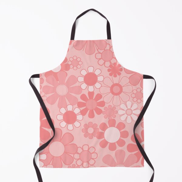 Item preview, Groovy 70s Floral Pattern in Pastel Blush Pink designed and sold by kierkegaard.