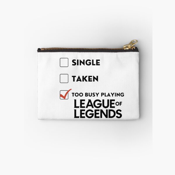 Item preview, Too busy playing League (black) designed and sold by Pepe-And-Gas.