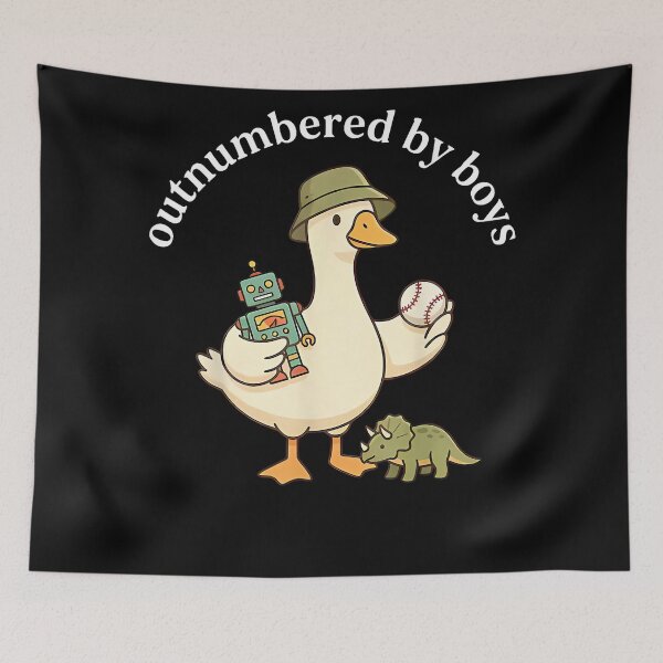 Item preview, Outnumbered By Boys Mother Of Boys Boy Mom Raising Sons designed and sold by SanTiOmal.