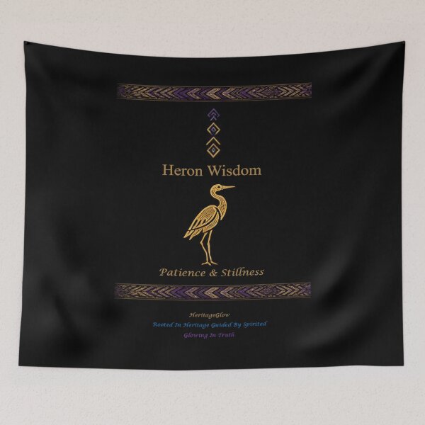 Item preview, Heron designed and sold by HeritageGlow.
