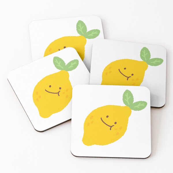 Item preview, Super cute lemon doodle with smiley face designed and sold by Tangtangz.