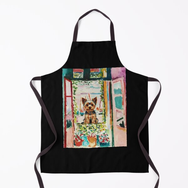Item preview, Yorkie Window Painting Cozy Cottage  designed and sold by JordynLadukeg65.