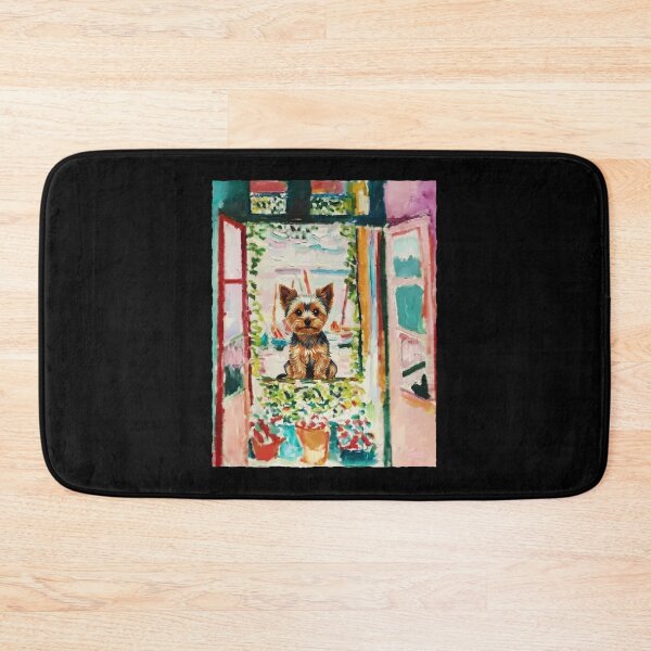 Item preview, Yorkie Window Painting Cozy Cottage  designed and sold by JordynLadukeg65.