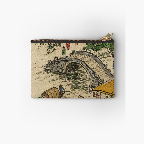 Item preview, Old Town River Scene Vintage Ink  designed and sold by eliramaison.