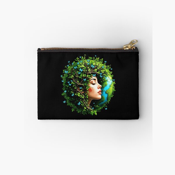 Item preview, Mother Earth Vintage Earth Day Nature Portrait designed and sold by zamiokaline.