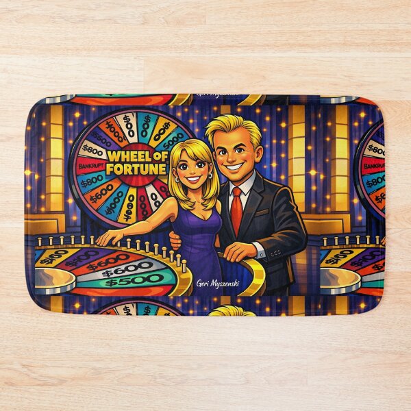 Item preview, Wheel of Fortune Pat and Vanna  designed and sold by The Art Queen Of Michigan .