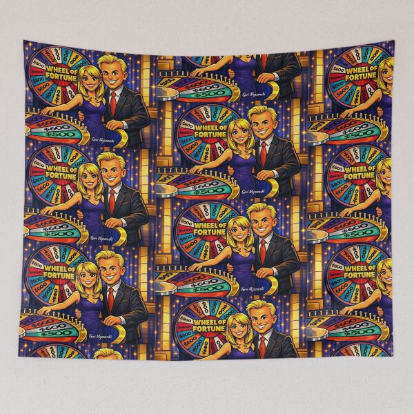 Item preview, Wheel of Fortune Pat and Vanna  designed and sold by The Art Queen Of Michigan .