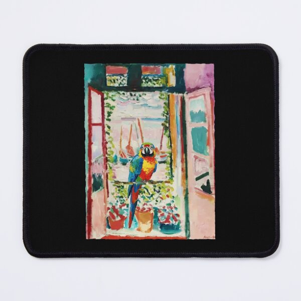 Item preview, Colorful Parrot Window Painting Mediterranean Style designed and sold by JordynLadukeg65.