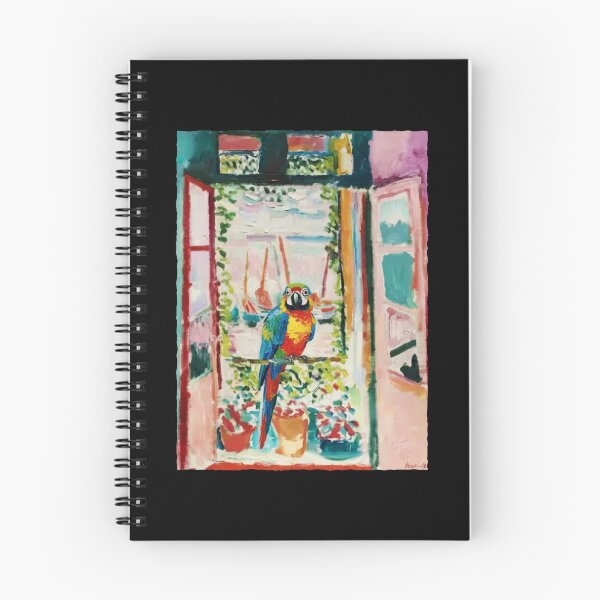 Item preview, Colorful Parrot Window Painting Mediterranean Style designed and sold by JordynLadukeg65.