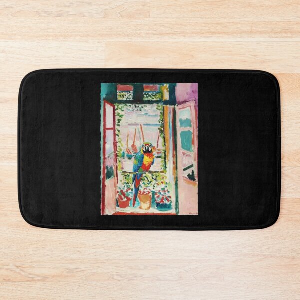 Item preview, Colorful Parrot Window Painting Mediterranean Style designed and sold by JordynLadukeg65.