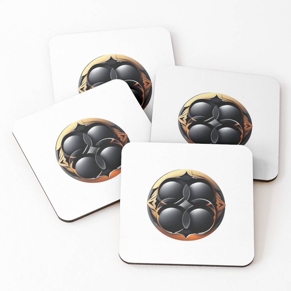 Item preview, Coasters (Set of 4) designed and sold by code2records.
