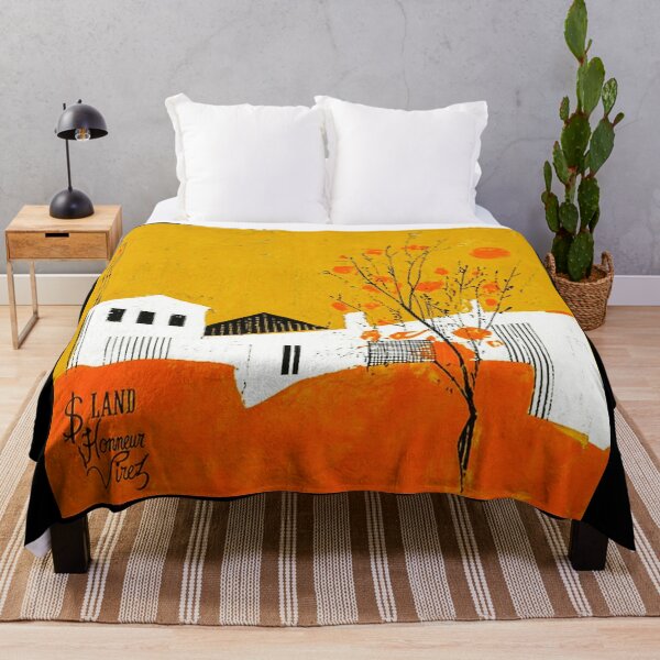 Item preview, Abstract Autumn Village Painting designed and sold by Modaozushi216.