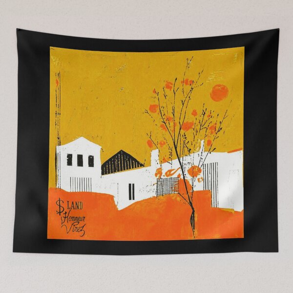 Item preview, Abstract Autumn Village Painting  designed and sold by Modaozushi216.